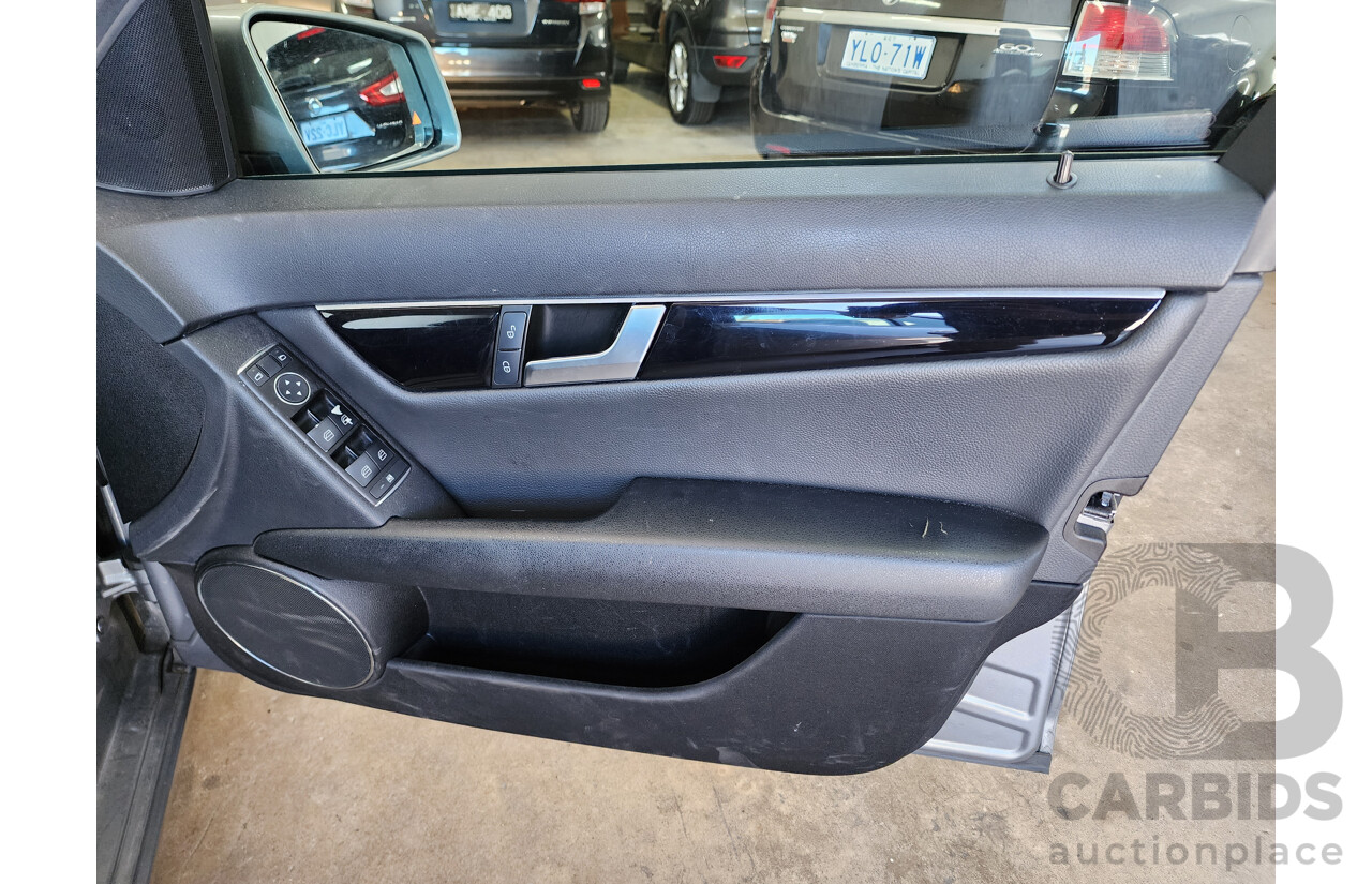 9/2011 Mercedes-Benz C200 CDI BE W204 MY11 4d Sedan Silver Turbo Diesel 2.1L