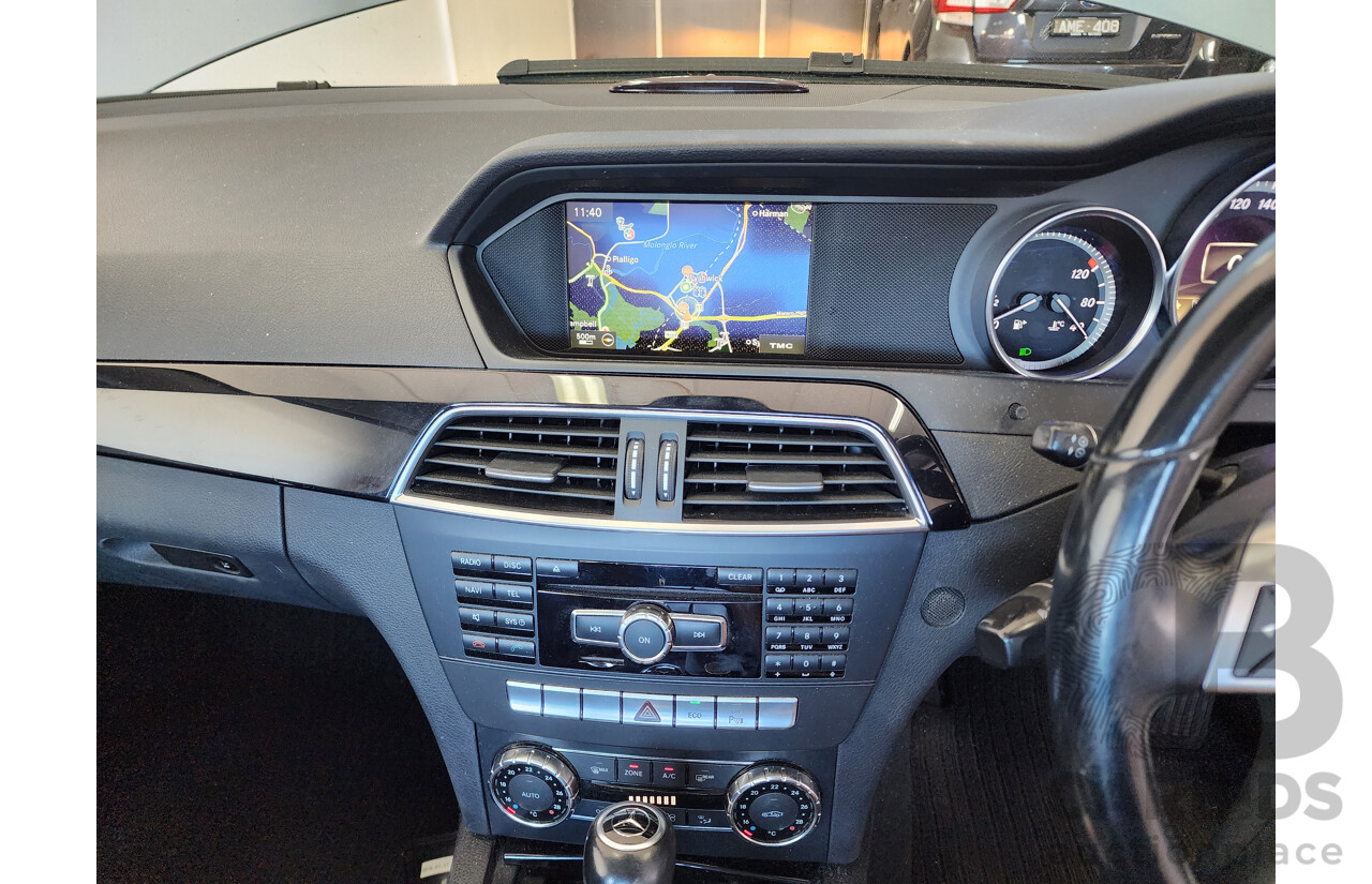 9/2011 Mercedes-Benz C200 CDI BE W204 MY11 4d Sedan Silver Turbo Diesel 2.1L