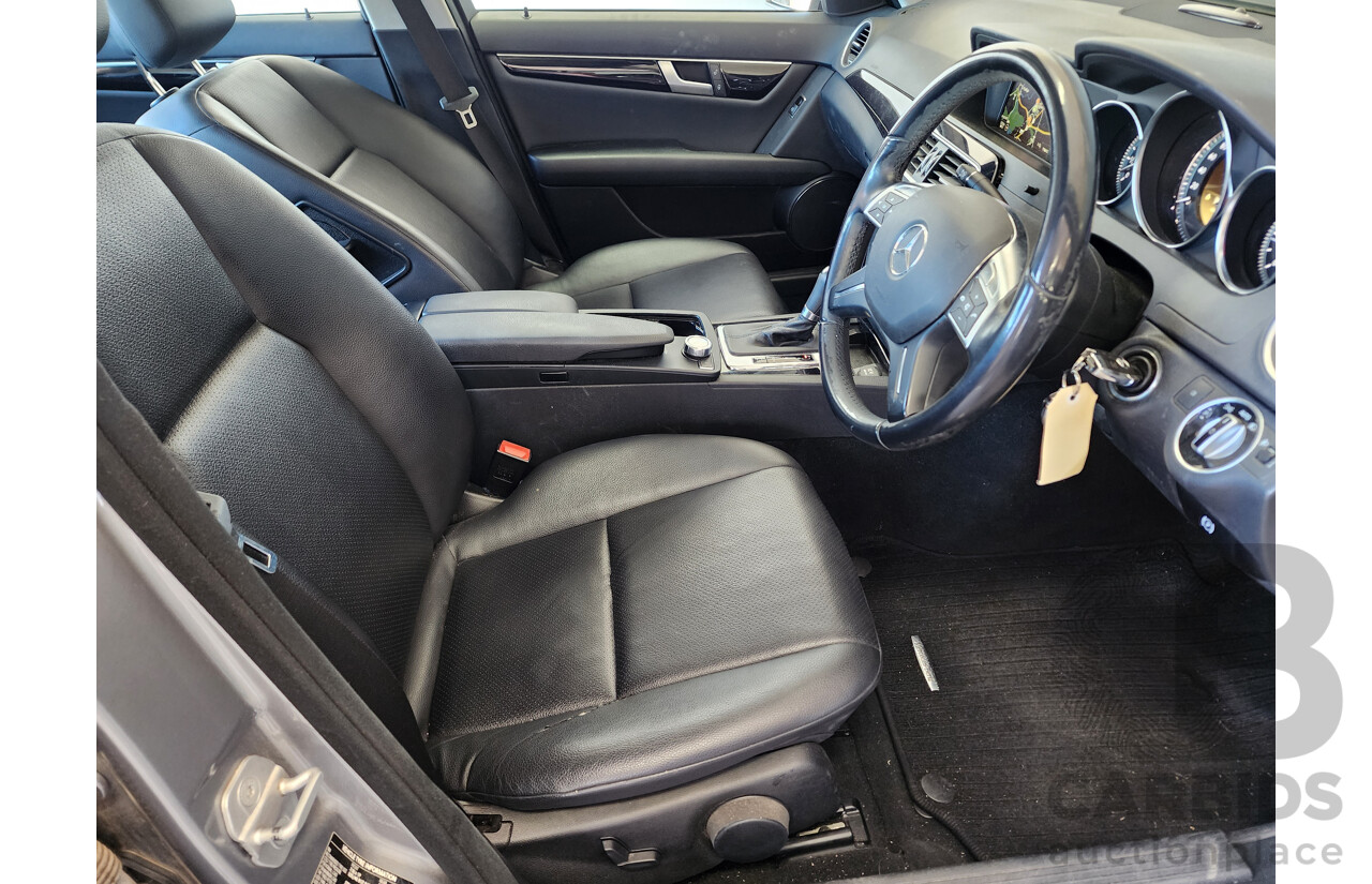 9/2011 Mercedes-Benz C200 CDI BE W204 MY11 4d Sedan Silver Turbo Diesel 2.1L