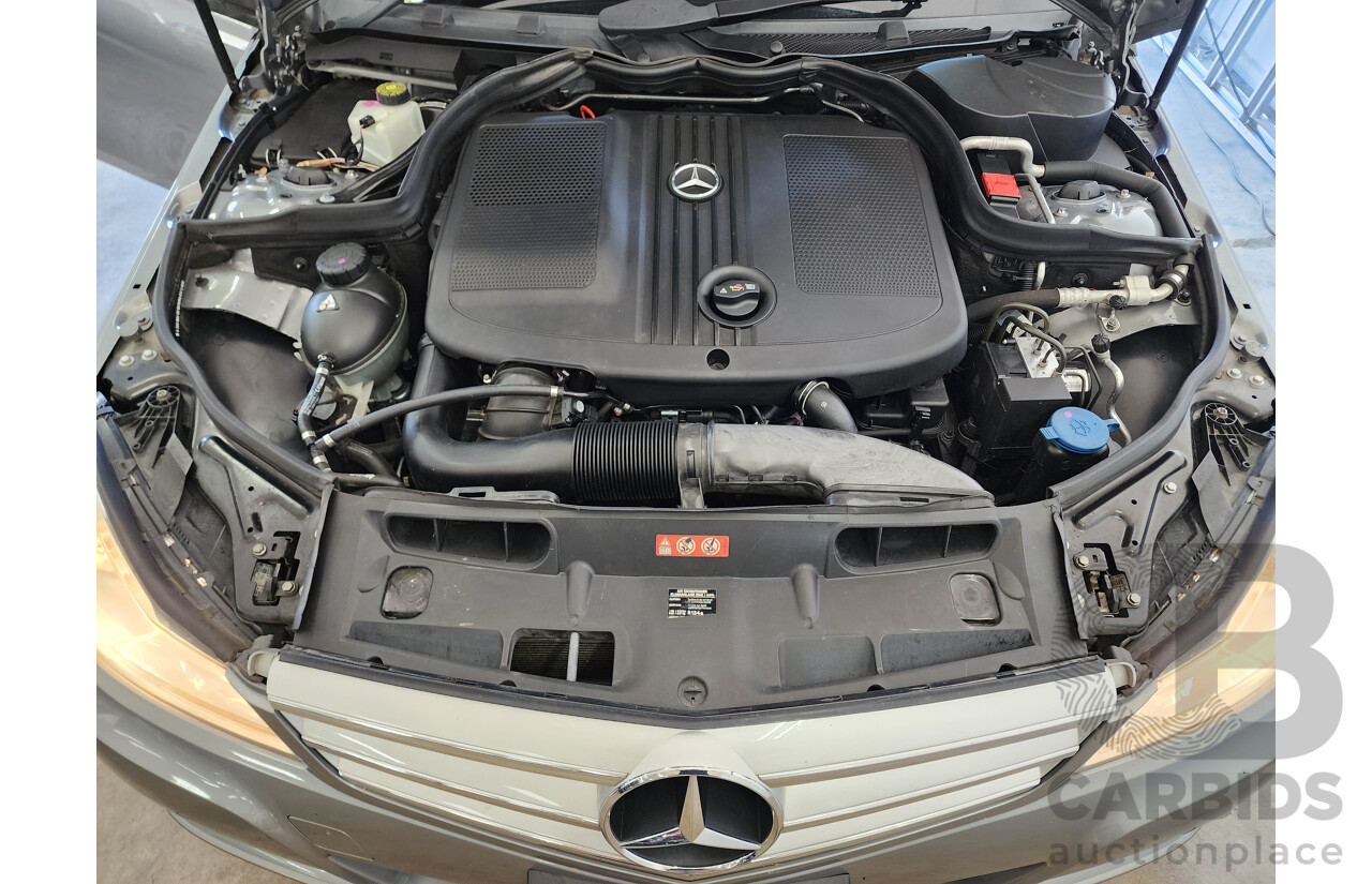 9/2011 Mercedes-Benz C200 CDI BE W204 MY11 4d Sedan Silver Turbo Diesel 2.1L