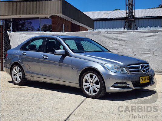 9/2011 Mercedes-Benz C200 CDI BE W204 MY11 4d Sedan Silver Turbo Diesel 2.1L