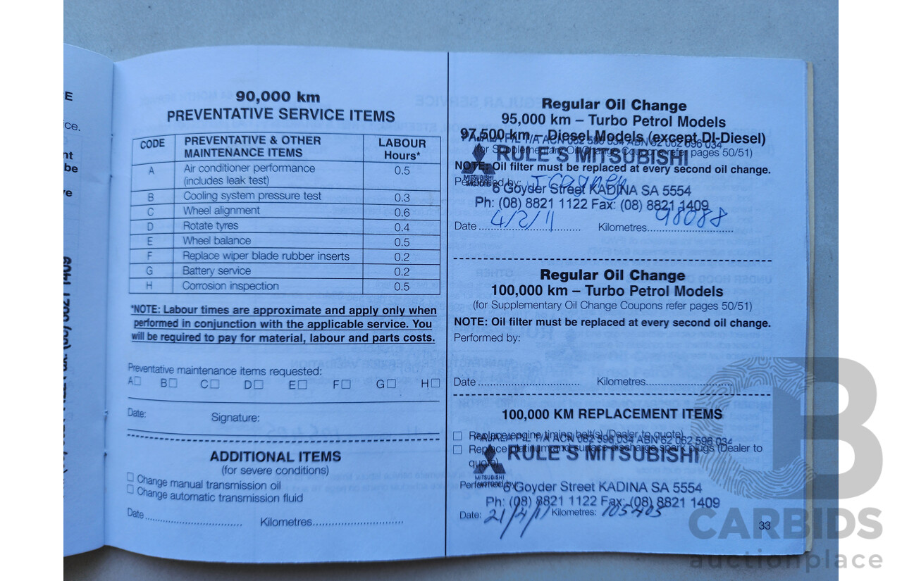 7/2006 Mitsubishi 380 SX DB SERIES II 4d Sedan Blue 3.8L