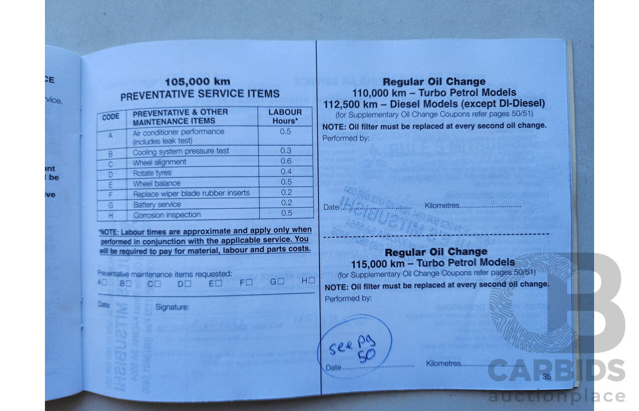 7/2006 Mitsubishi 380 SX DB SERIES II 4d Sedan Blue 3.8L