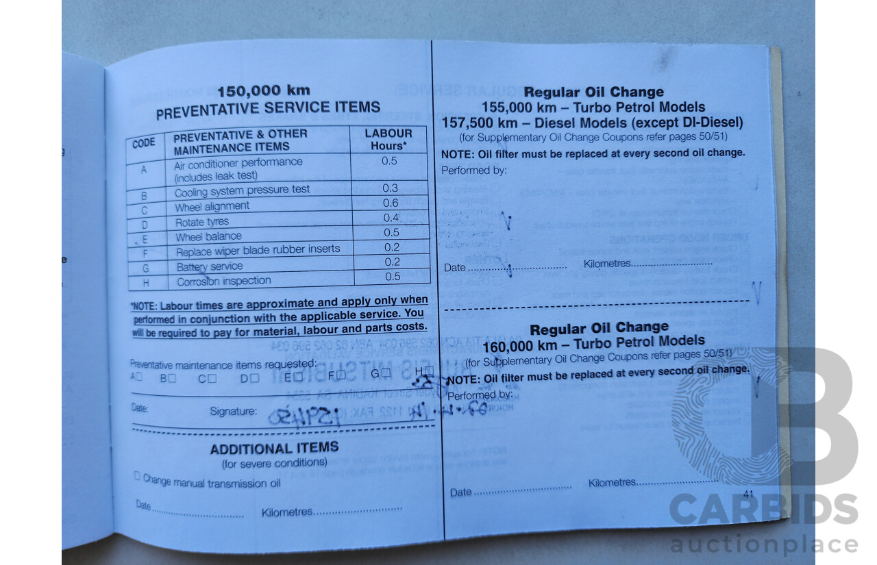 7/2006 Mitsubishi 380 SX DB SERIES II 4d Sedan Blue 3.8L