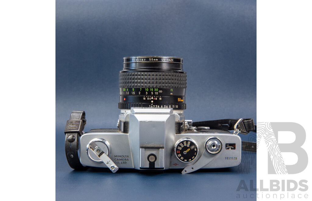 Minolta & Pentax 35mm SLR Cameras with Lenses