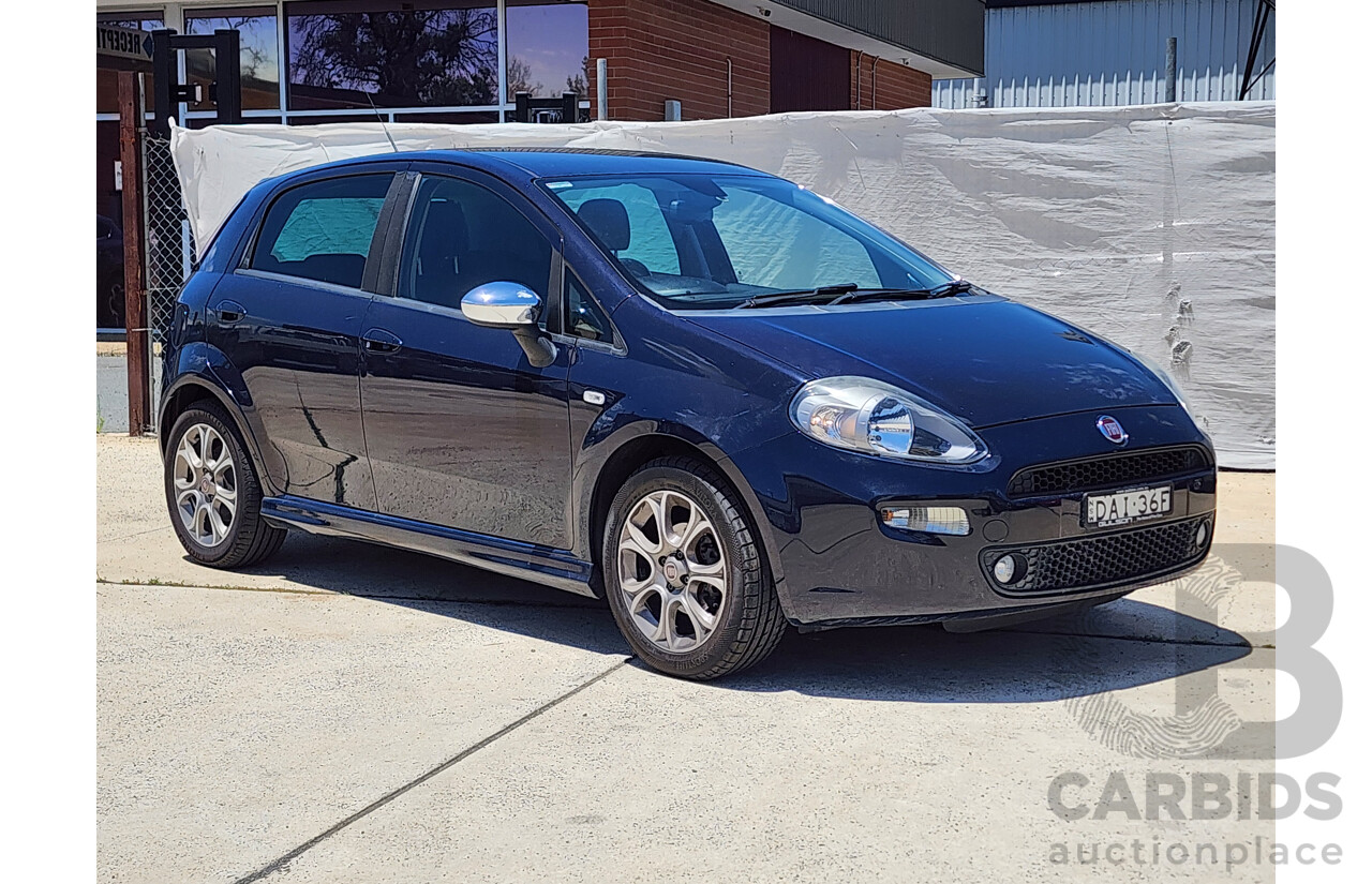 10/2013 Fiat Punto Lounge MY13 5d Hatchback Blue 1.4L