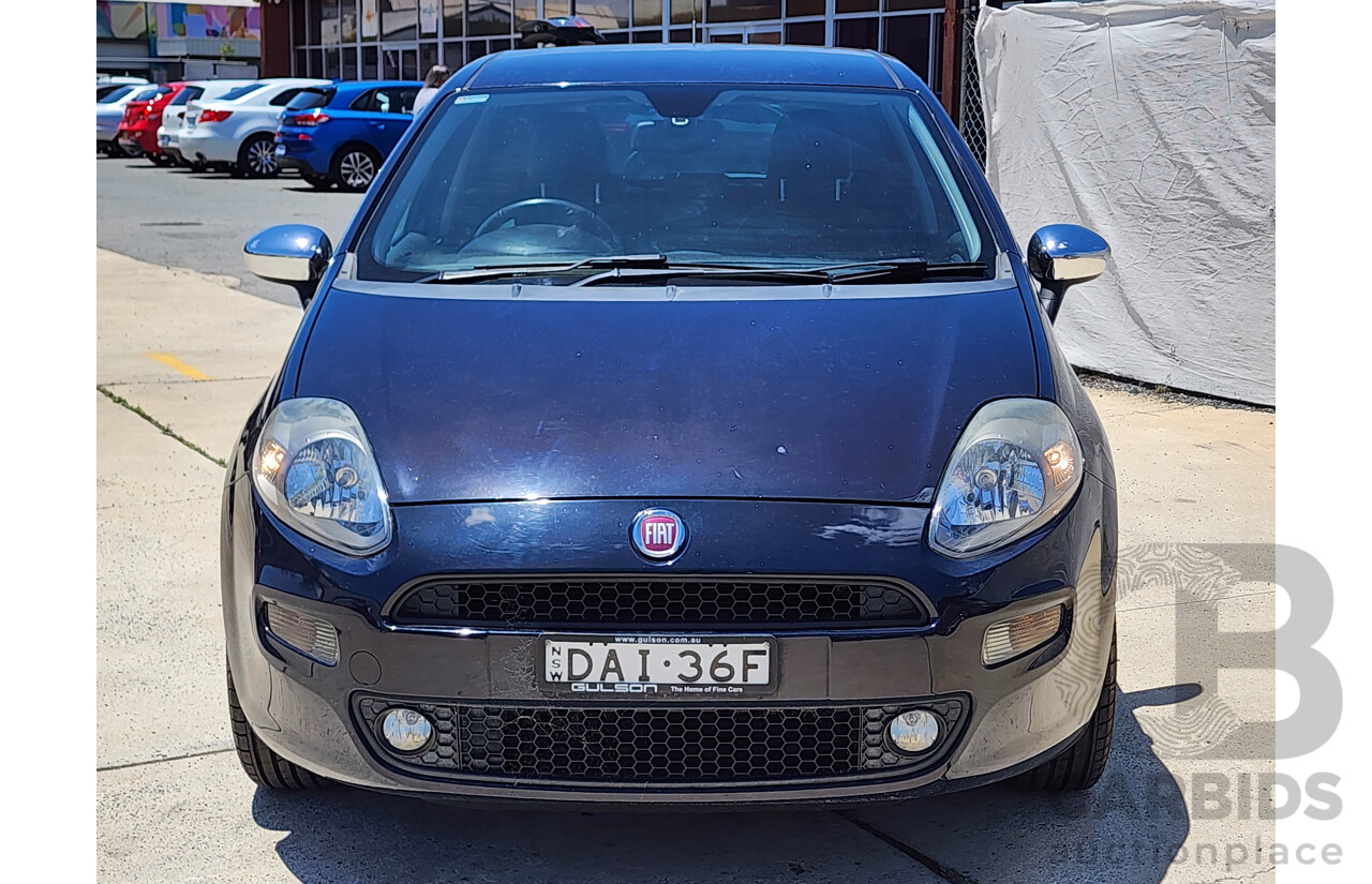 10/2013 Fiat Punto Lounge MY13 5d Hatchback Blue 1.4L