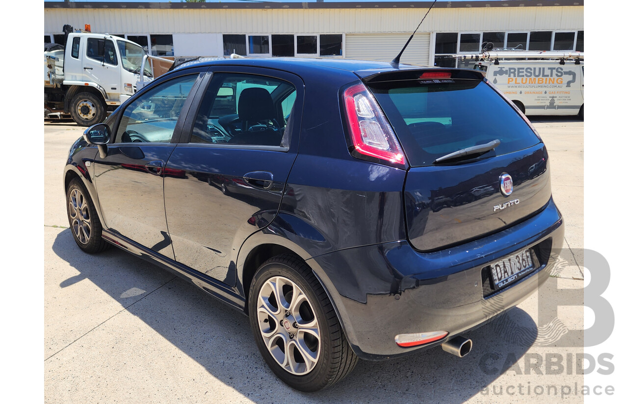 10/2013 Fiat Punto Lounge MY13 5d Hatchback Blue 1.4L