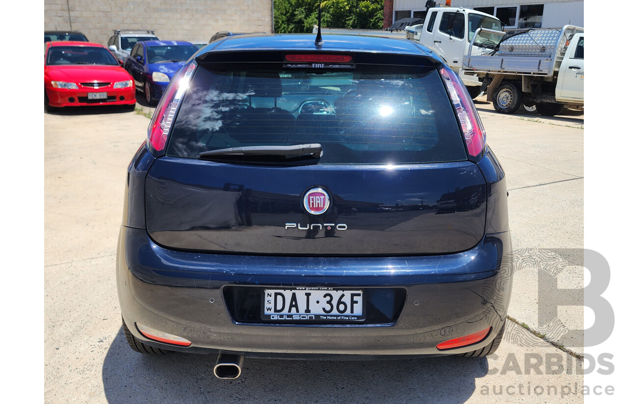 10/2013 Fiat Punto Lounge MY13 5d Hatchback Blue 1.4L