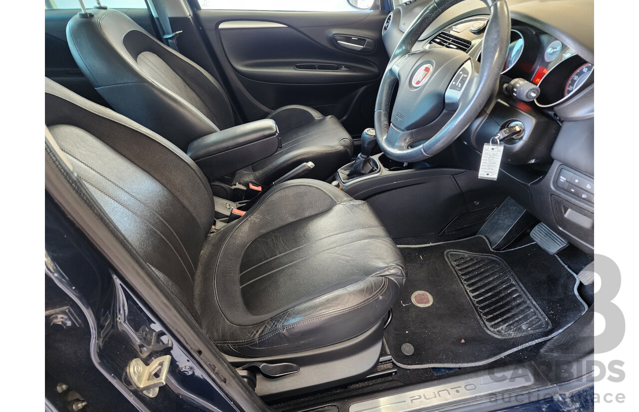 10/2013 Fiat Punto Lounge MY13 5d Hatchback Blue 1.4L