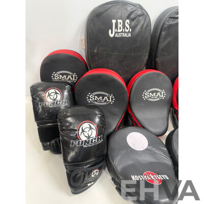 Various Sparing Pads Med/Large Boxing/Sparing Gloves - JBS/SMAI/KOSTYA TSZYU/PUNCH+FIGHTING FIT