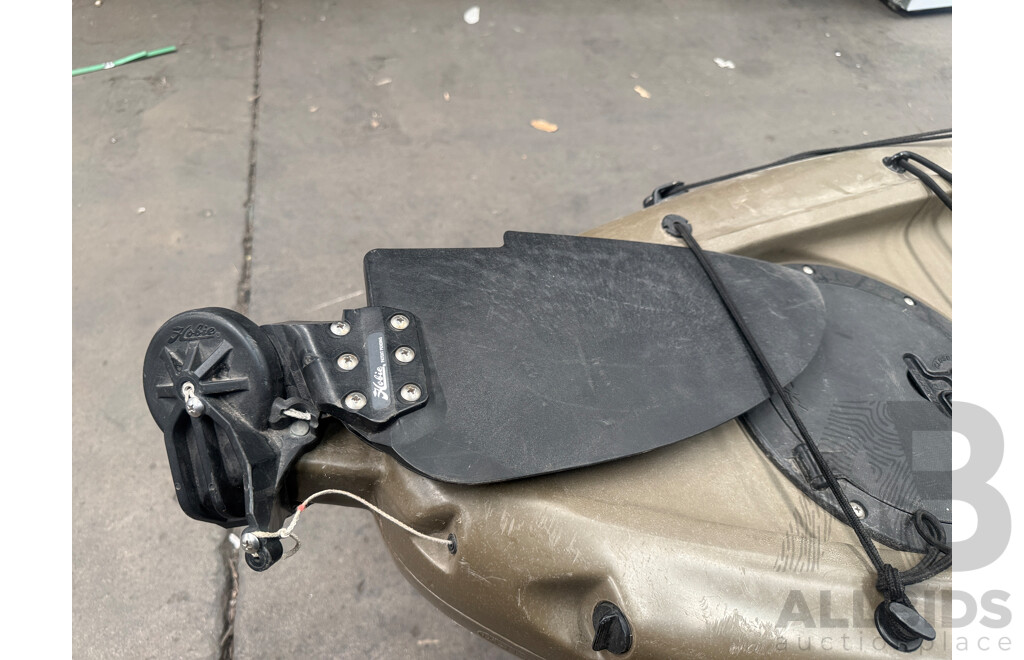 Hobie Mirage Outback Fishing Kayak + Paddles + Trolley