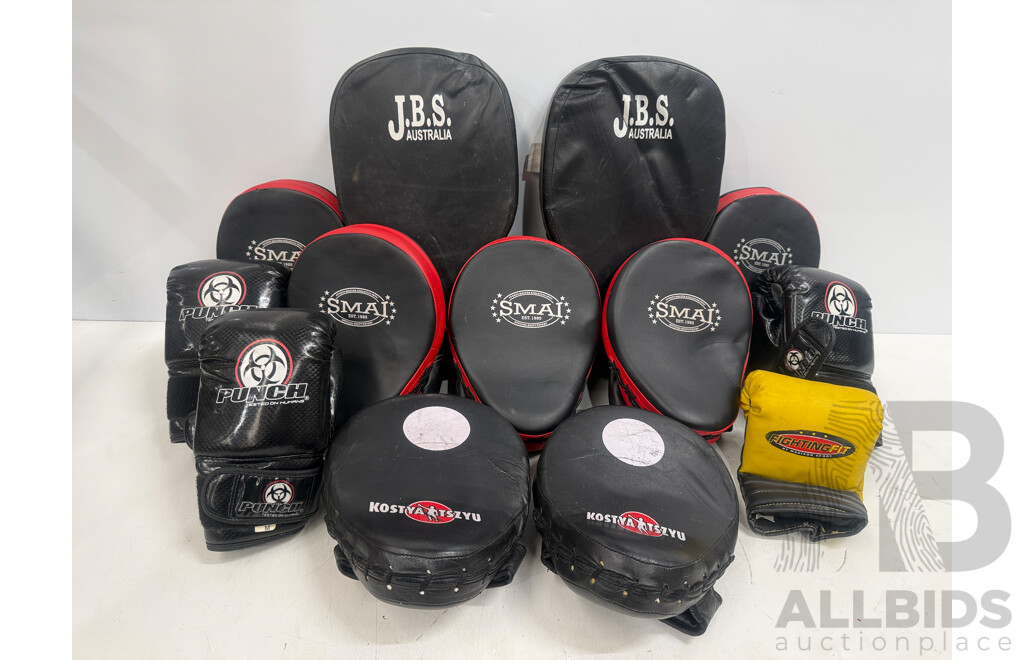 Various Sparing Pads Med/Large Boxing/Sparing Gloves - JBS/SMAI/KOSTYA TSZYU/PUNCH+FIGHTING FIT