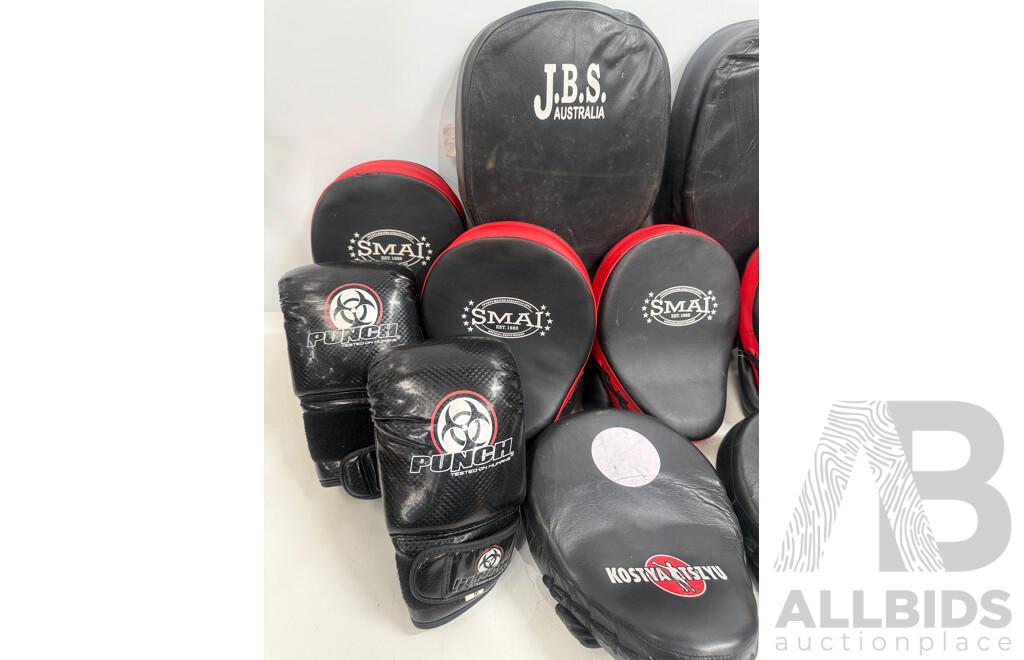 Various Sparing Pads Med/Large Boxing/Sparing Gloves - JBS/SMAI/KOSTYA TSZYU/PUNCH+FIGHTING FIT