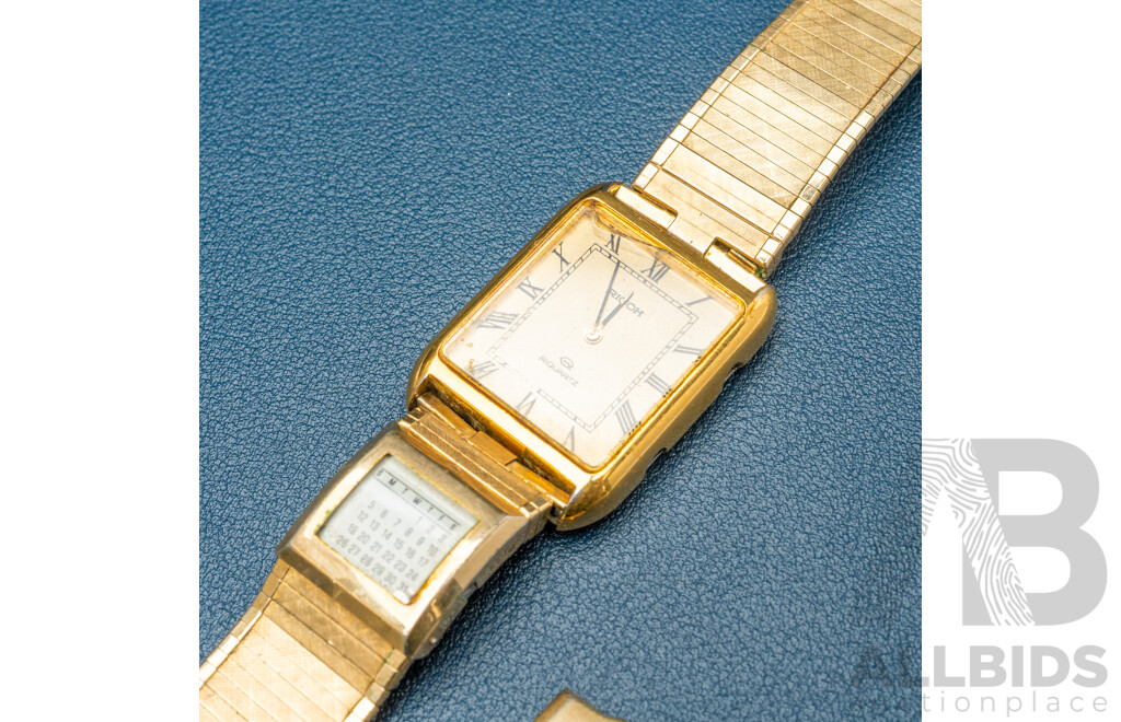 Ricoh Riquartz 25mm Vintage Dress Watch, 512001AA