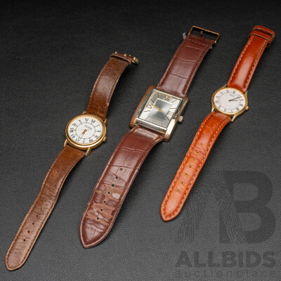 Collection of (3) Ladies Dress Watches Including Seiko & Guess