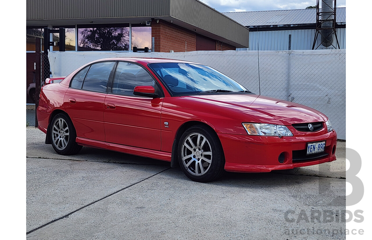1/2004 Holden Commodore S VYII 4d Sedan Red 3.8L