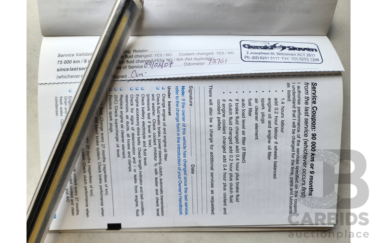 1/2004 Holden Commodore S VYII 4d Sedan Red 3.8L