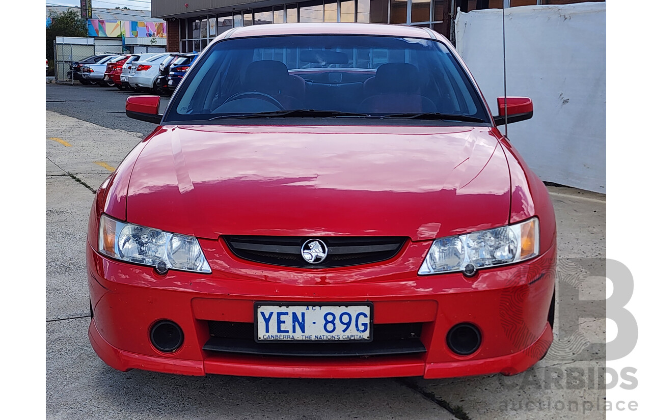 1/2004 Holden Commodore S VYII 4d Sedan Red 3.8L