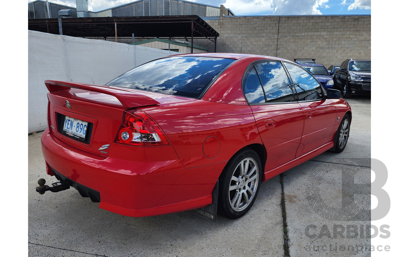 1/2004 Holden Commodore S VYII 4d Sedan Red 3.8L