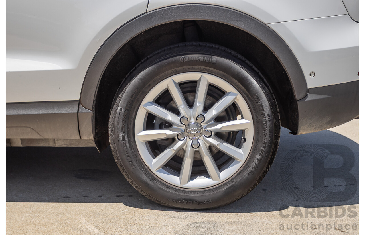 7/2013 Audi Q3 2.0 TFSI QUATTRO (125kW) 8U 4D Wagon Glacier White Turbo 2.0L