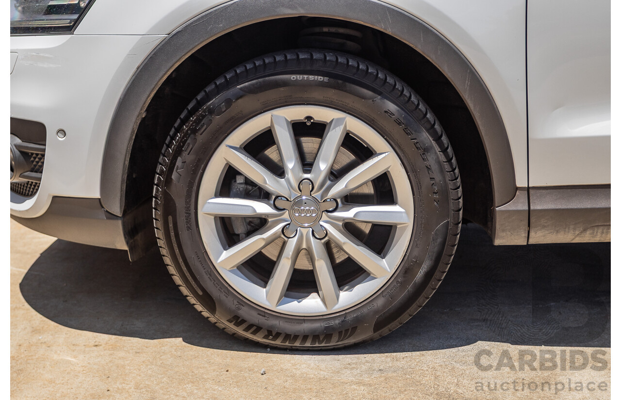 7/2013 Audi Q3 2.0 TFSI QUATTRO (125kW) 8U 4D Wagon Glacier White Turbo 2.0L