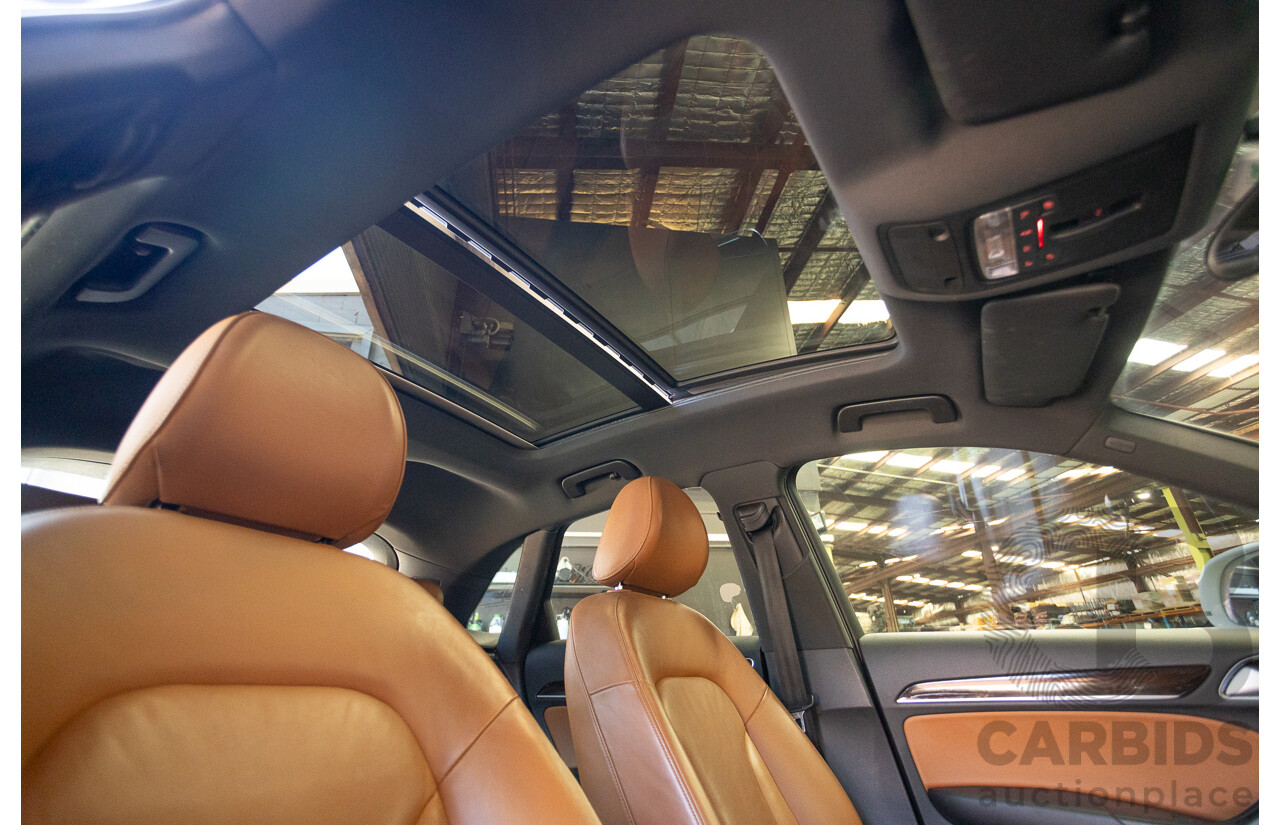 7/2013 Audi Q3 2.0 TFSI QUATTRO (125kW) 8U 4D Wagon Glacier White Turbo 2.0L