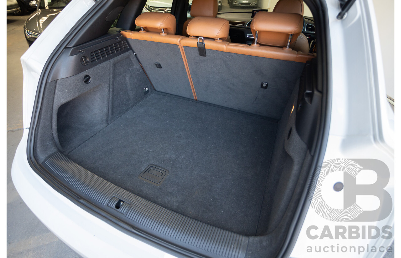 7/2013 Audi Q3 2.0 TFSI QUATTRO (125kW) 8U 4D Wagon Glacier White Turbo 2.0L