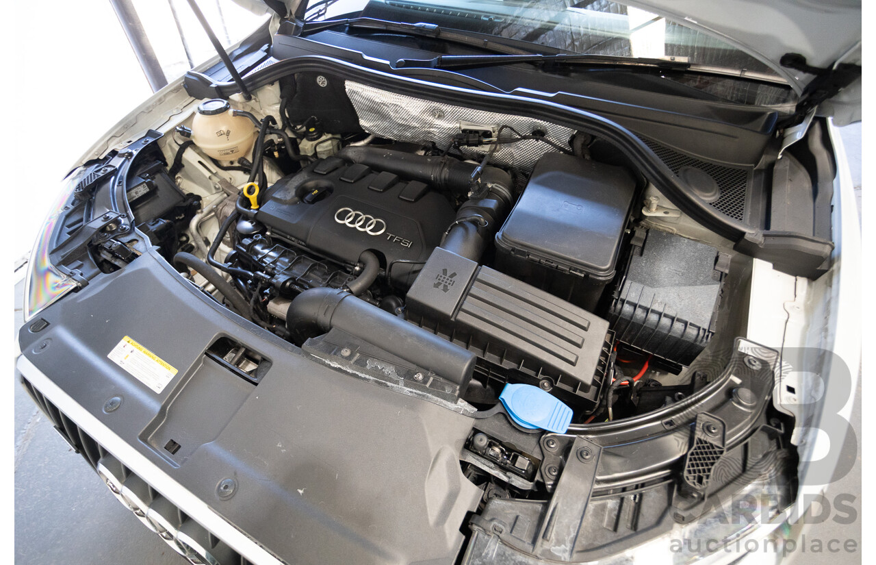 7/2013 Audi Q3 2.0 TFSI QUATTRO (125kW) 8U 4D Wagon Glacier White Turbo 2.0L