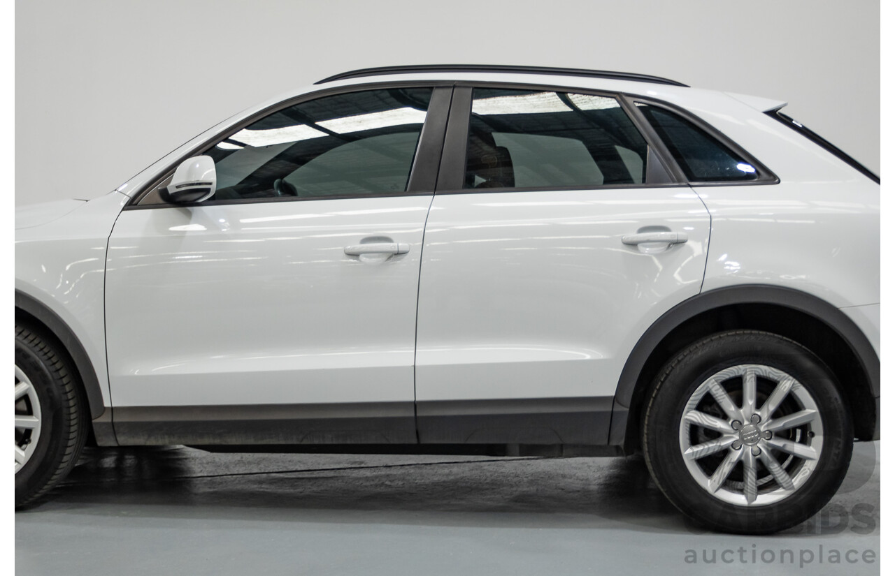 7/2013 Audi Q3 2.0 TFSI QUATTRO (125kW) 8U 4D Wagon Glacier White Turbo 2.0L