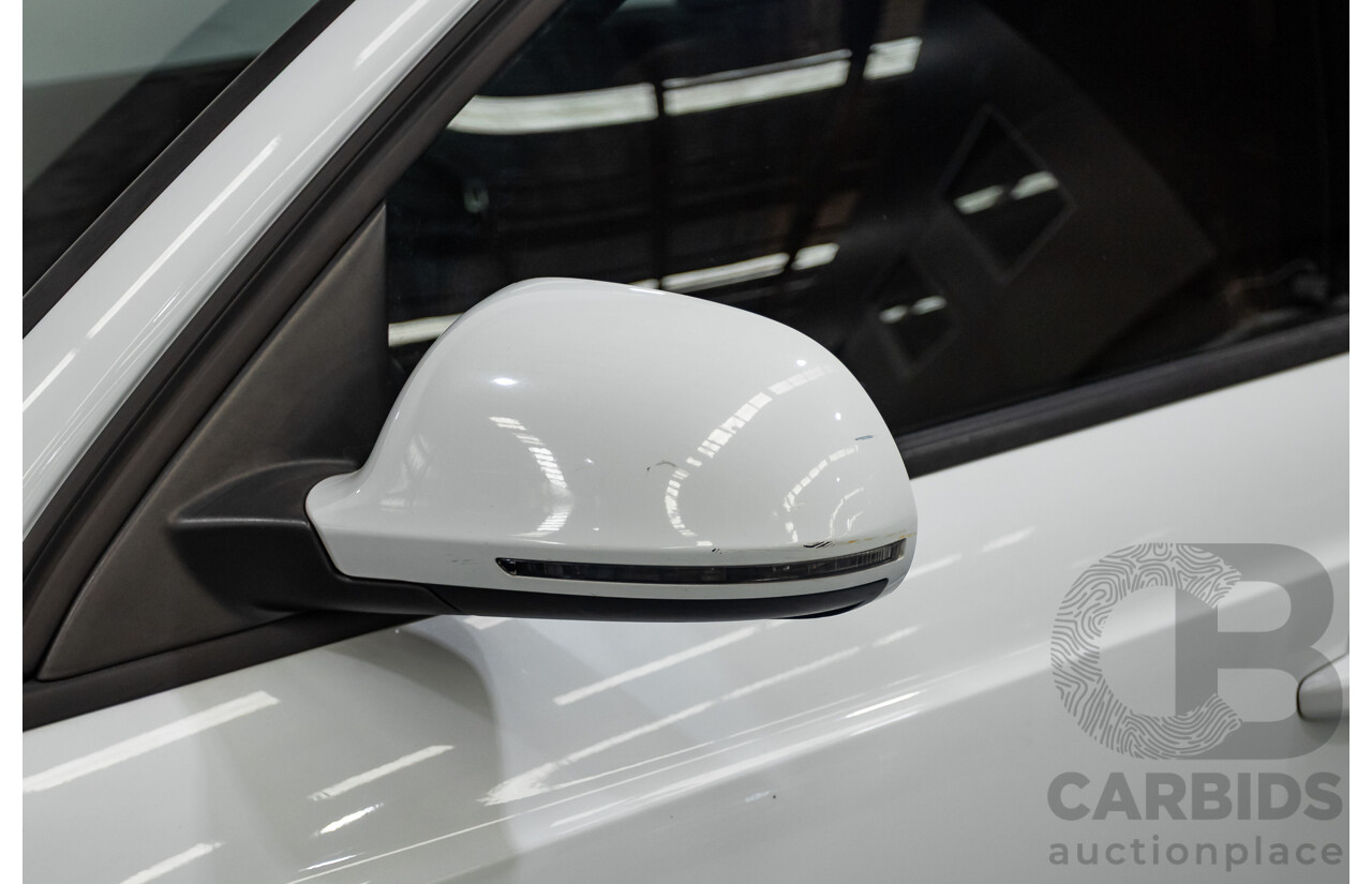 7/2013 Audi Q3 2.0 TFSI QUATTRO (125kW) 8U 4D Wagon Glacier White Turbo 2.0L