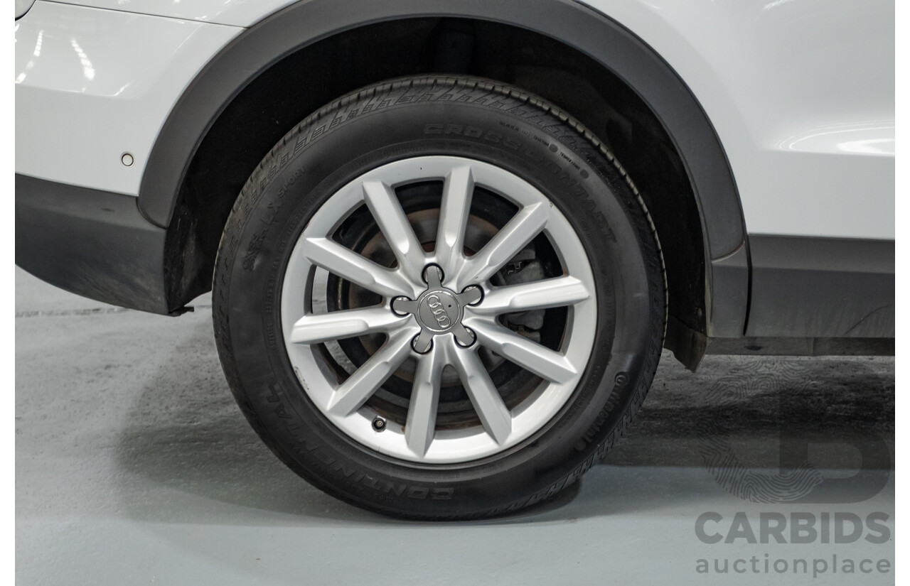7/2013 Audi Q3 2.0 TFSI QUATTRO (125kW) 8U 4D Wagon Glacier White Turbo 2.0L