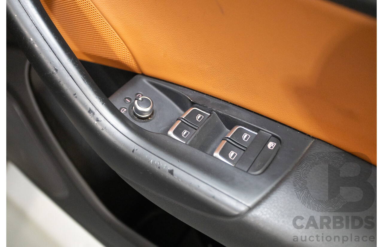 7/2013 Audi Q3 2.0 TFSI QUATTRO (125kW) 8U 4D Wagon Glacier White Turbo 2.0L