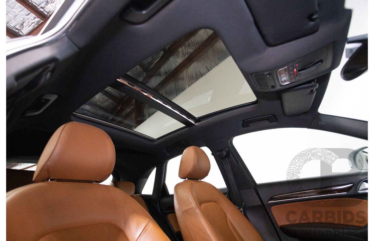 7/2013 Audi Q3 2.0 TFSI QUATTRO (125kW) 8U 4D Wagon Glacier White Turbo 2.0L