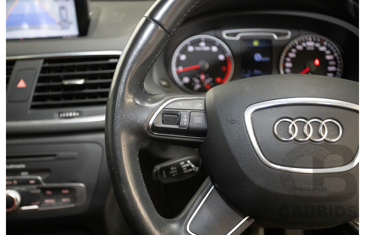 7/2013 Audi Q3 2.0 TFSI QUATTRO (125kW) 8U 4D Wagon Glacier White Turbo 2.0L