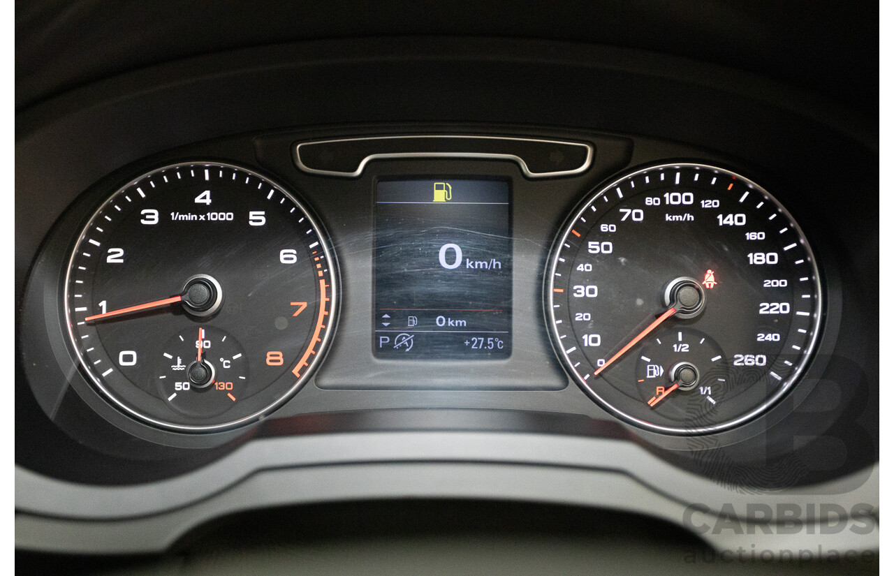 7/2013 Audi Q3 2.0 TFSI QUATTRO (125kW) 8U 4D Wagon Glacier White Turbo 2.0L