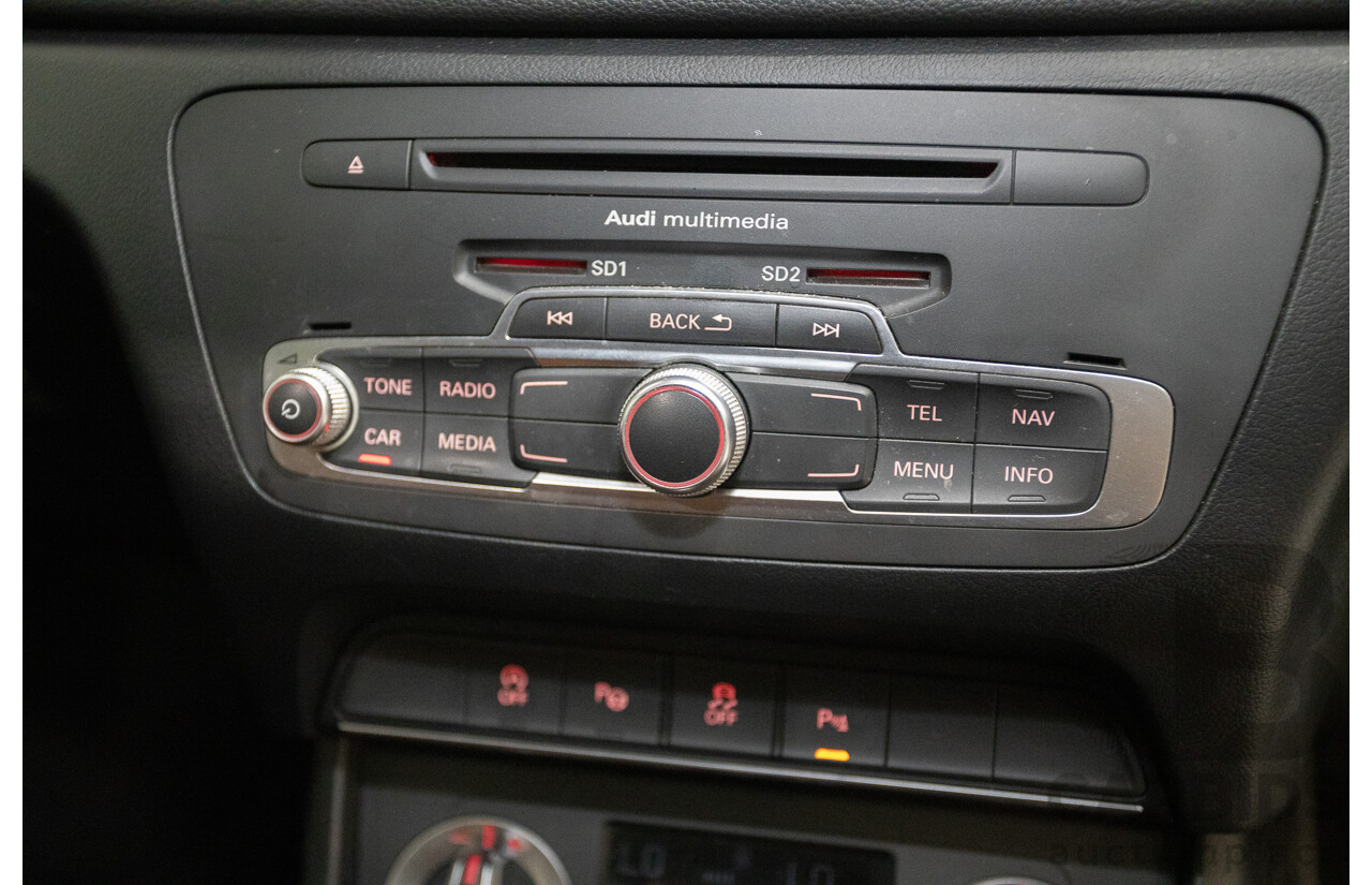 7/2013 Audi Q3 2.0 TFSI QUATTRO (125kW) 8U 4D Wagon Glacier White Turbo 2.0L