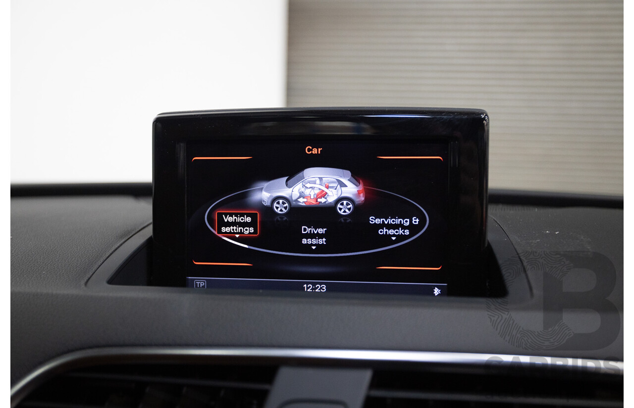 7/2013 Audi Q3 2.0 TFSI QUATTRO (125kW) 8U 4D Wagon Glacier White Turbo 2.0L