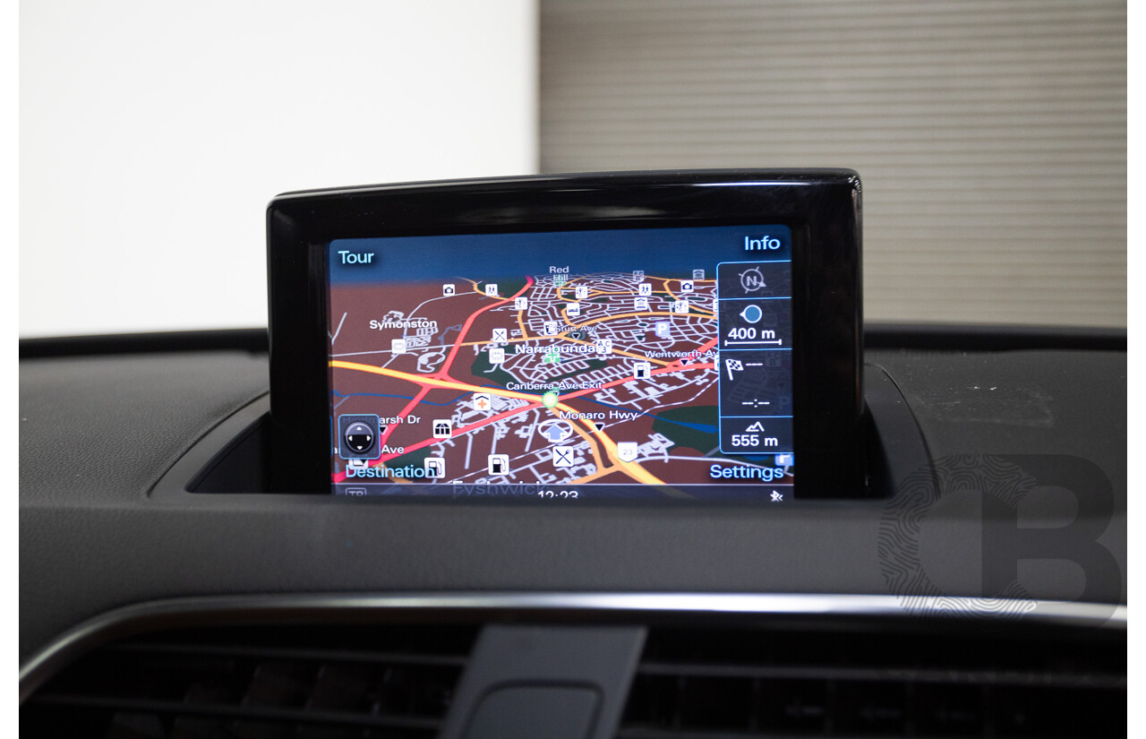 7/2013 Audi Q3 2.0 TFSI QUATTRO (125kW) 8U 4D Wagon Glacier White Turbo 2.0L