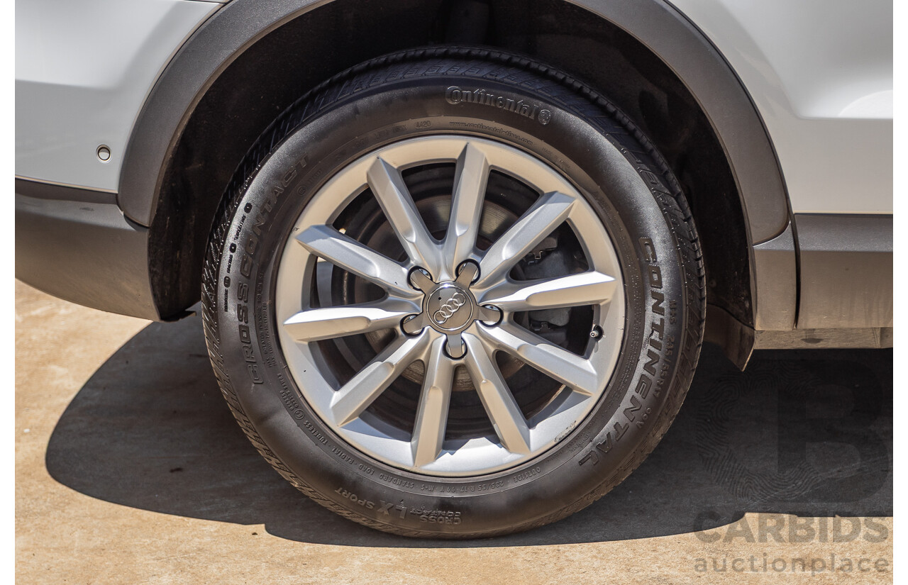 7/2013 Audi Q3 2.0 TFSI QUATTRO (125kW) 8U 4D Wagon Glacier White Turbo 2.0L