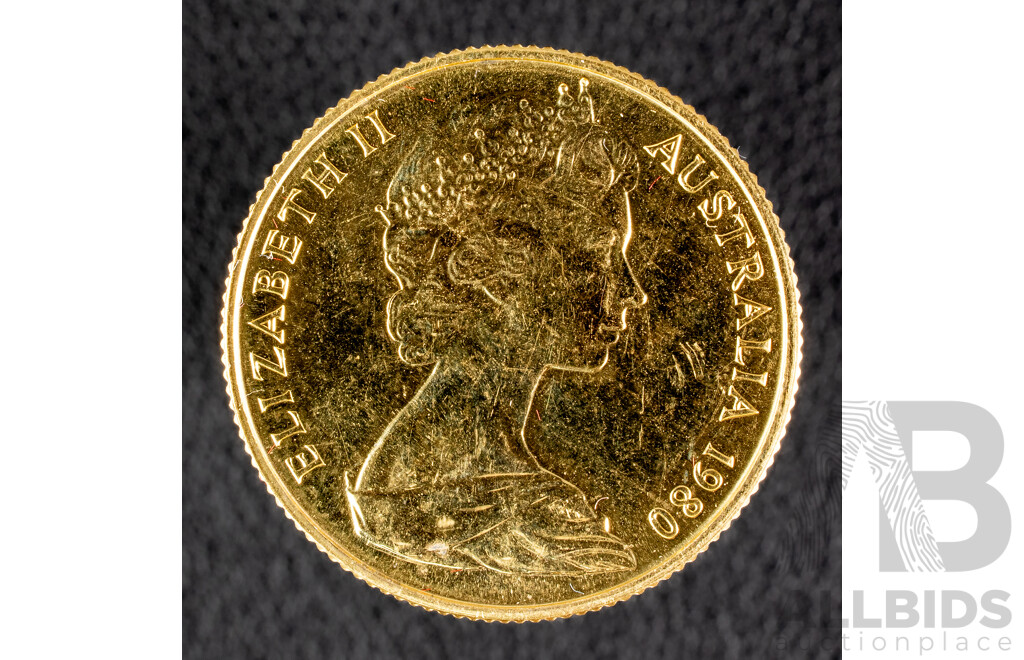 Australian RAM 1980 Gold Two Hundred Dollar Coin, Australian Koala .916