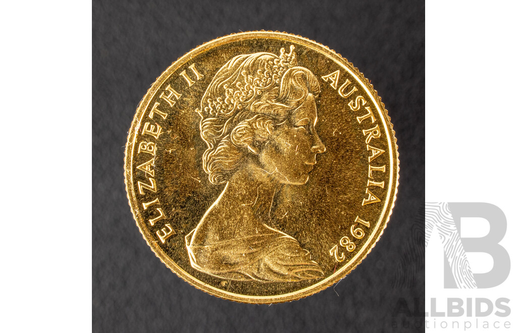 Australian RAM 1982 Gold Two Hundred Dollar Coin, XII Commonwealth Games .916