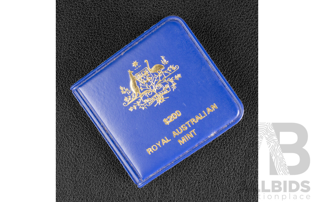 Australian RAM 1980 Gold Two Hundred Dollar Coin, Australian Koala .916