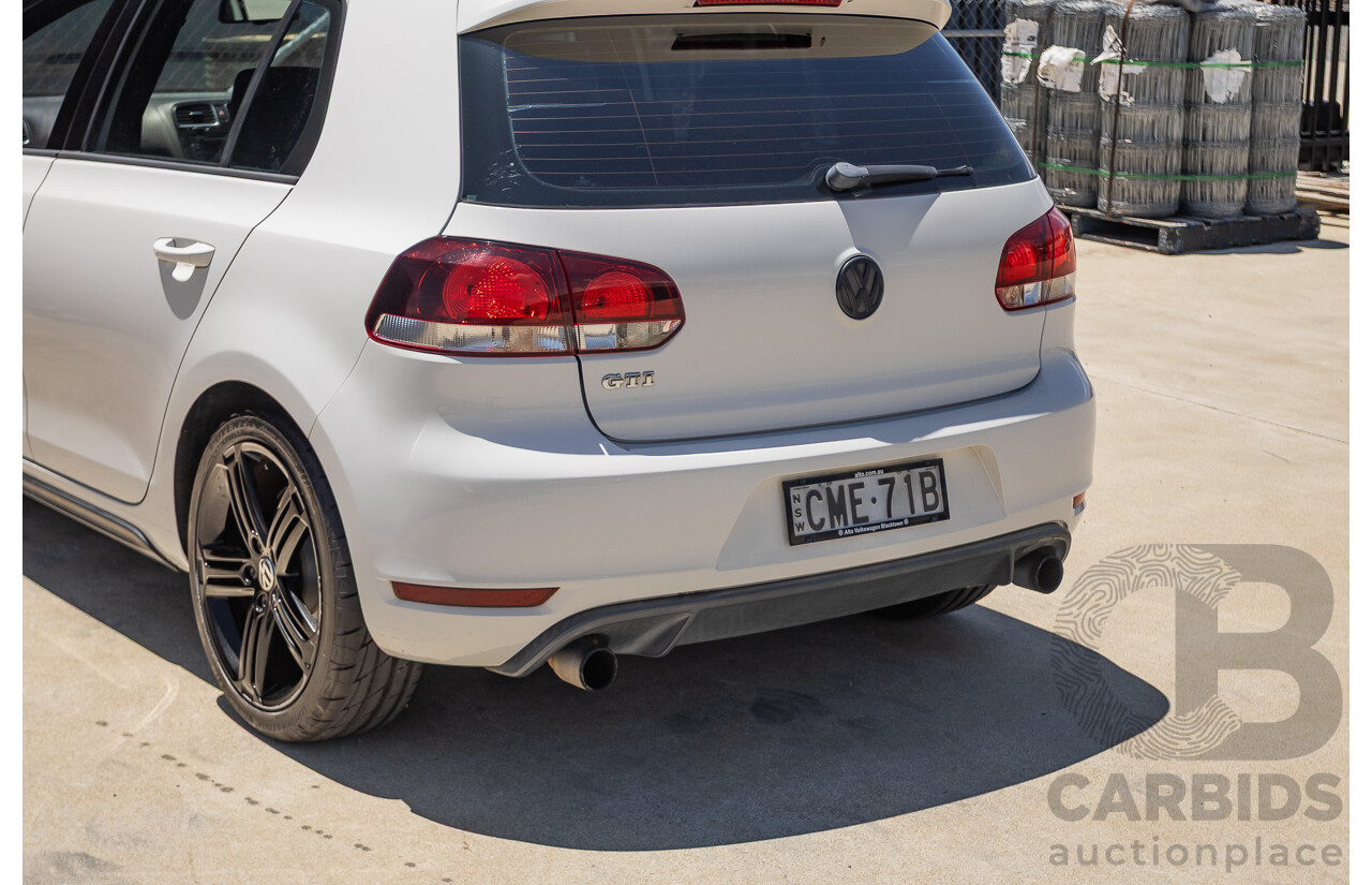 1/2013 Volkswagen Golf GTI 1K MY13 5D Hatchback White Turbo 2.0L