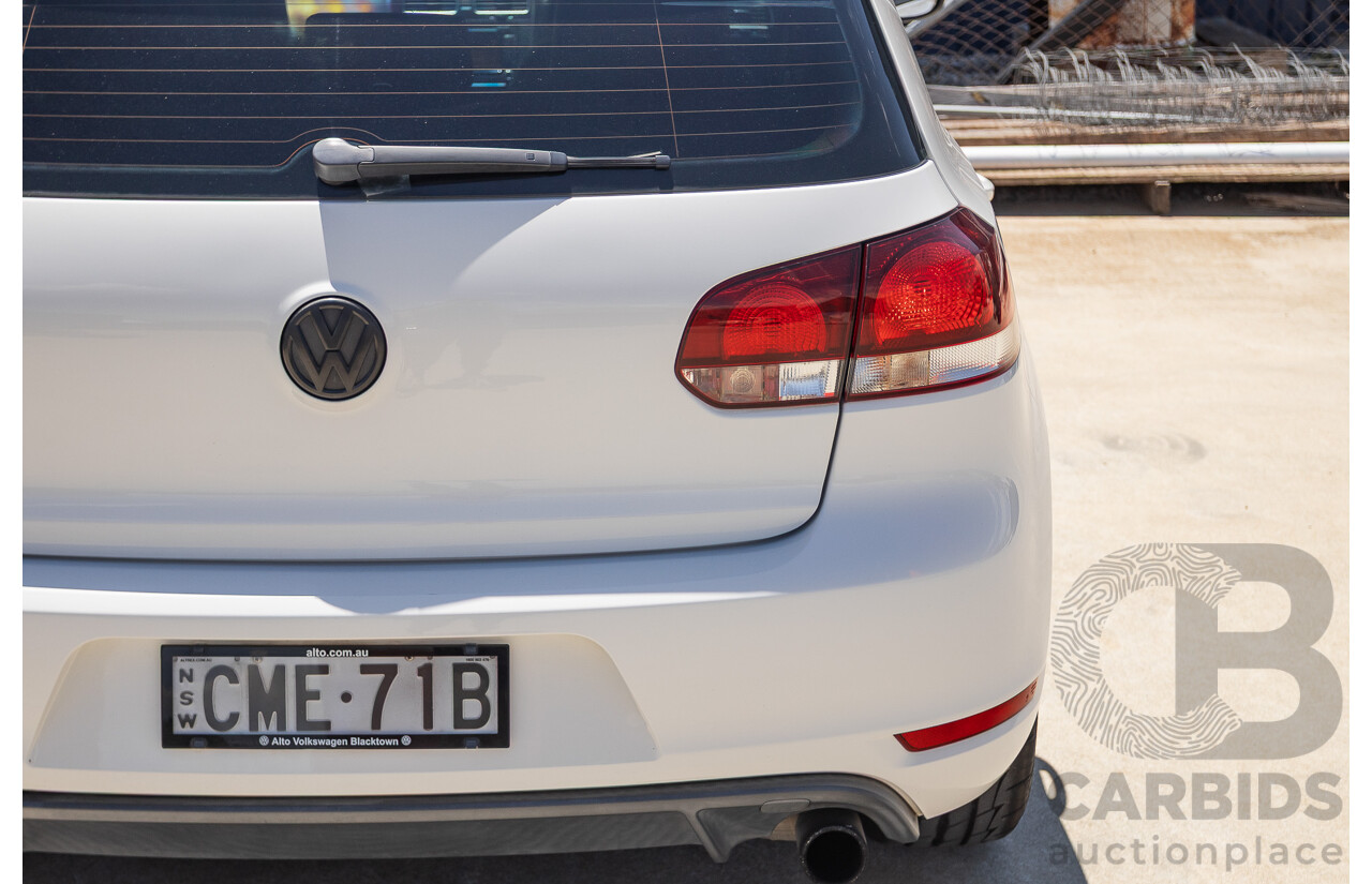 1/2013 Volkswagen Golf GTI 1K MY13 5D Hatchback White Turbo 2.0L