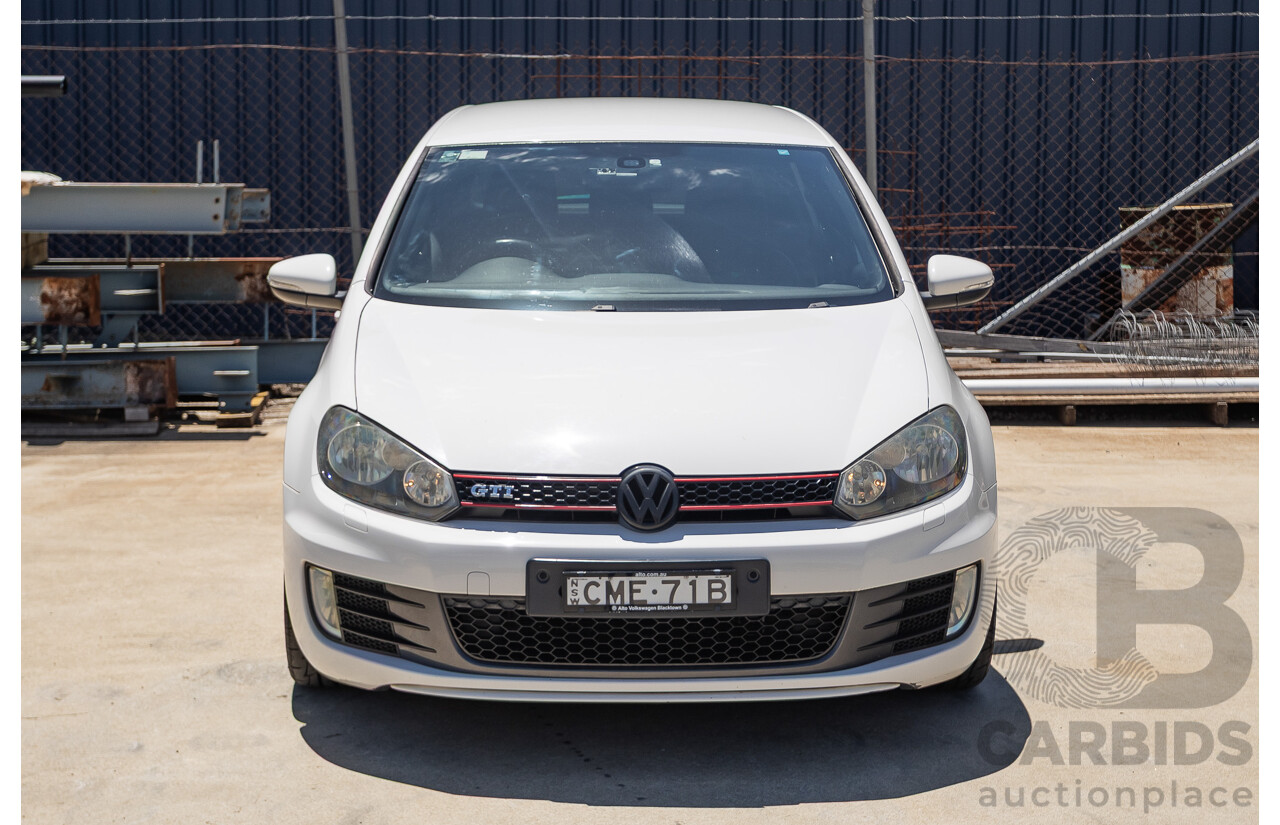 1/2013 Volkswagen Golf GTI 1K MY13 5D Hatchback White Turbo 2.0L