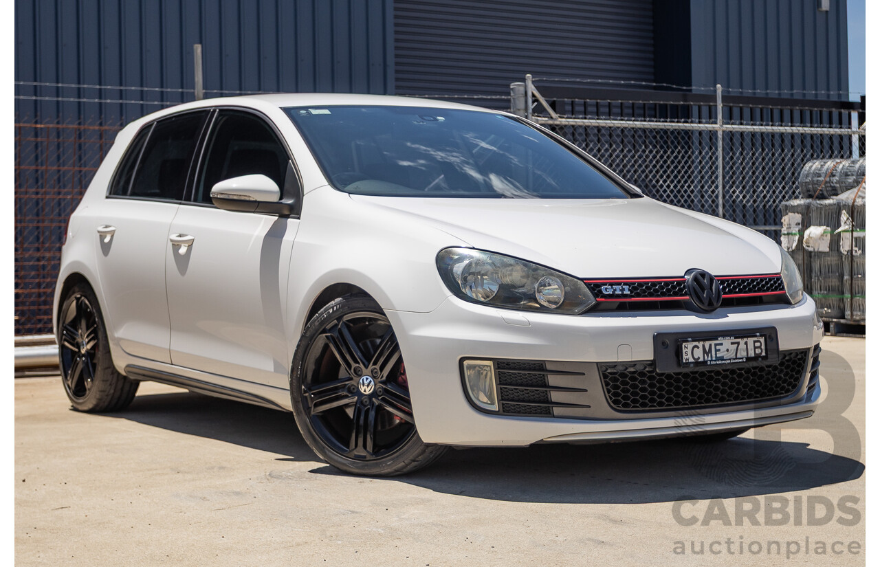 1/2013 Volkswagen Golf GTI 1K MY13 5D Hatchback White Turbo 2.0L