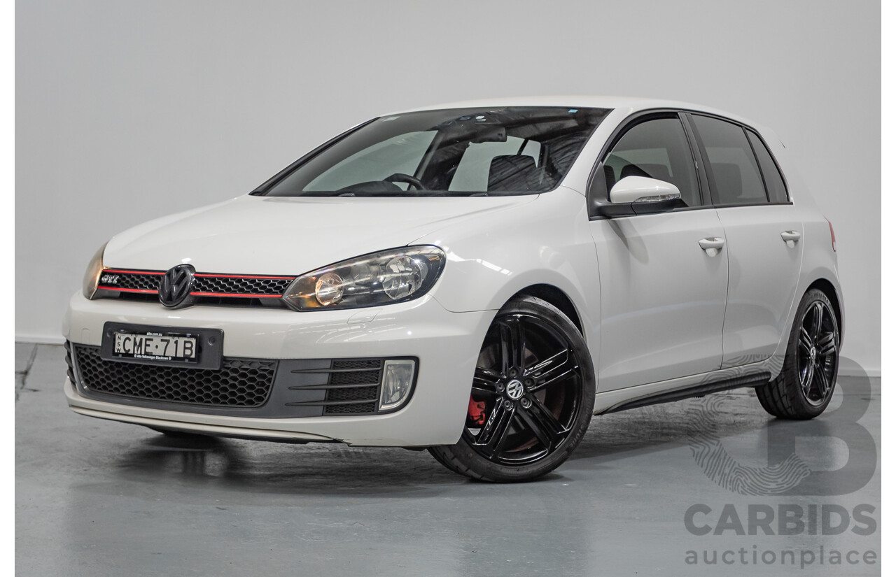 1/2013 Volkswagen Golf GTI 1K MY13 5D Hatchback White Turbo 2.0L