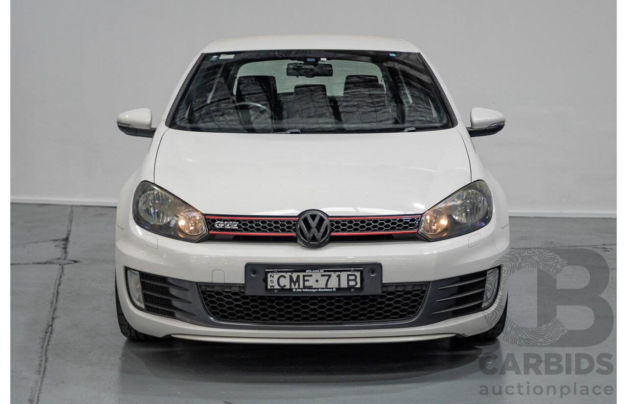 1/2013 Volkswagen Golf GTI 1K MY13 5D Hatchback White Turbo 2.0L