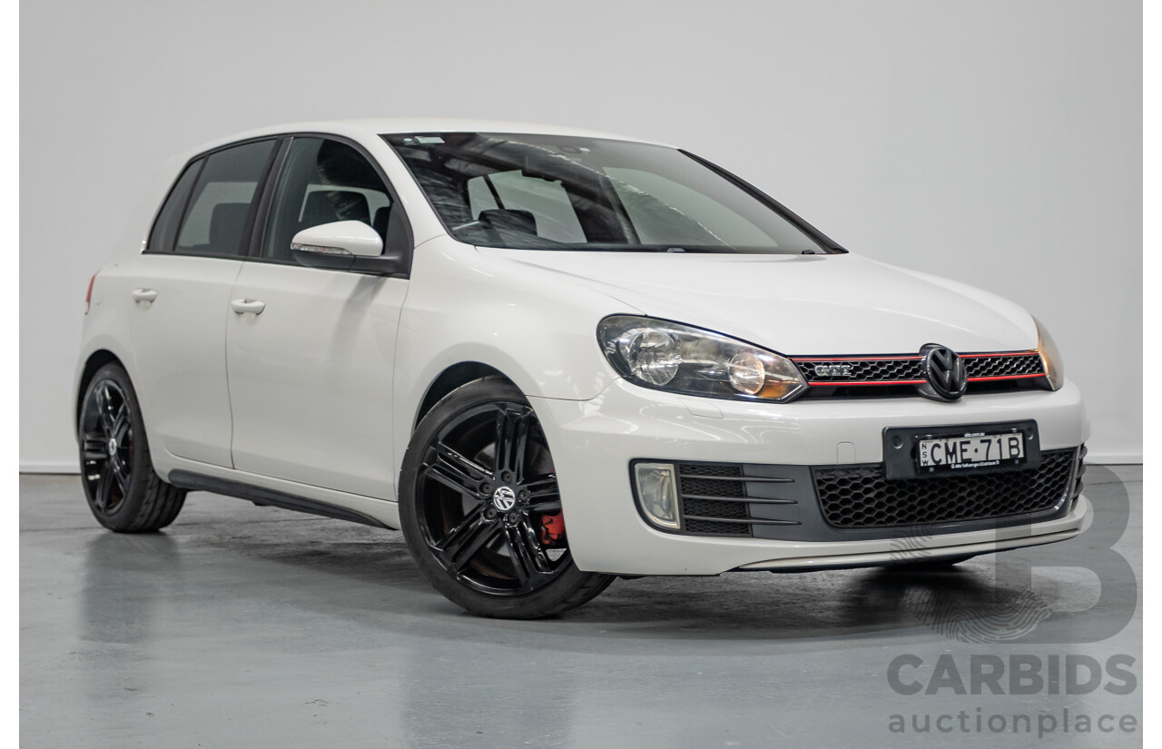1/2013 Volkswagen Golf GTI 1K MY13 5D Hatchback White Turbo 2.0L